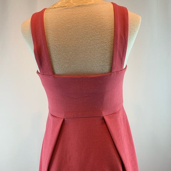 Banana Republic Sleeveless Corded Knit Dress Coral Size 12 P - Picture 5 of 5